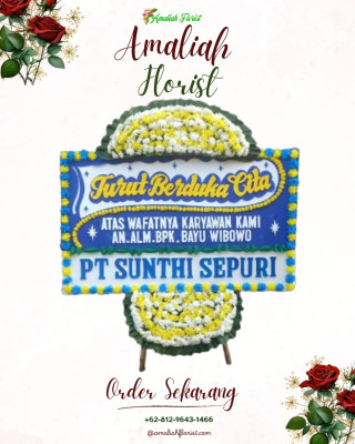 Papan Bunga Duka di Denpasar Barat