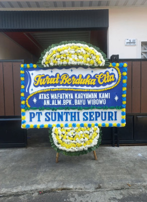 Papan Bunga Duka di Denpasar Barat
